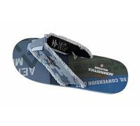 Aeronautica Militare Chanclas para hombre 261SC0310UCT03593, zapatillas zapatillas de playa piscina, 94397 Camuflaje Azul, 43 EU