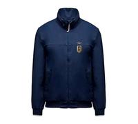 Aeronautica Militare Chaqueta AB3050 Sailor Jacket con capucha extraíble para hombre, flechas tricolores, turquesa, XL
