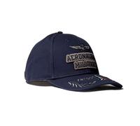 Aeronautica Militare Gorra bordada en relieve, Negro , Talla única