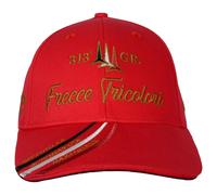 AERONAUTICA MILITARE Gorra De Béisbol Para Hombre Modelo HA1205 Color Rojo