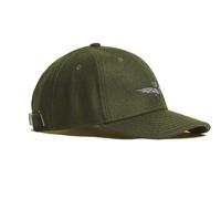 Aeronautica Militare Gorra de tela mixta de lana bordada, Verde, Talla única