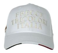 AERONAUTICA MILITARE Gorra Hombre Bordada Flechas Tricolores HA1209 Blanca