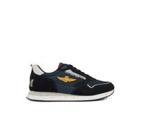 Aeronautica Militare Hombre Zapatillas bajas poliuretano 261SC0288UCT03545, turquesa, 43 EU