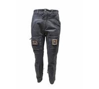 Aeronautica Militare Pantalón Anti-G Flechas Tricolori PA1664CT Hombre Cargo, Sudadera, 08184 Azul, XXL