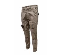 Aeronautica Militare Pantalón Anti-G Flechas Tricolori PA1664CT Hombre Cargo, Sudadera, 57619 Brown, S