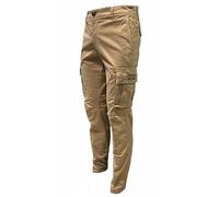 Aeronautica Militare Pantalón PA1329CT Hombre Cargo Bermudas Sudadera, 57618 Beige, S