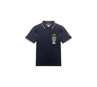 Aeronautica Militare Polo azul flechas tricolores 251PO1853P191 Hombre, azul navy, S