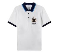 AERONAUTICA MILITARE Polo En Piqué Stretch Blanco Cuello Jacquard