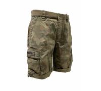 Aeronautica Militare Shorts BE250 Cargo Comfort Fit - Bermudas para hombre, Camuflaje, L