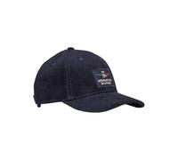 Aeronautica Militare Sombrero hombre HA1231 08184 Gorra azul marino de terciopelo acanalado con águila, azul navy, Talla única