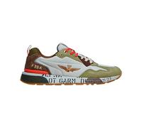 Aeronautica Militare Zapatillas de hombre SC0276 07235 con inserciones de Furry Sneakers Salvia, multicolor, 40 EU