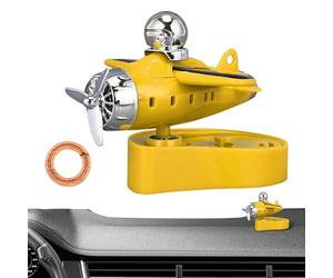 Aeronave perfumada automática - Solar Energy Car Deowiner Air, fragancia ampliada con diseño elegante para aire fresco en el vehículo, decoración de camiones para