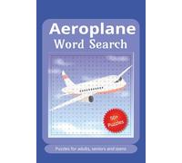 Aeroplane word search puzzle book: Word searches with easy to read print about aeroplanes, airplanes, airports and more. | 6x 9 inches, 110 pages | ... Gifts for vacations, Holidays and free times