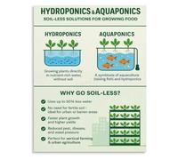 Aeroponic Growing Poster for Modern Home Decor