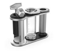 AeroPress Soporte organizador de acero inoxidable - estación y organizador de accesorios con soporte para filtros, compatible con cafeteras originales y transparentes premium
