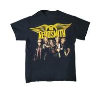 Aerosmith 2012 Global Warming Tour Rock Music Concert T-Shirt Size Men's MediumBlackM