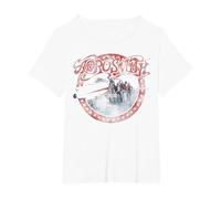Aerosmith - Avión Camiseta, Mujer Tallas Grandes, Blanco, 3XL Grande