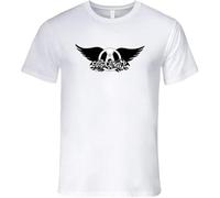 Aerosmith Hot Design Logo T T-Shirts Hemden White(Large)
