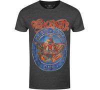 Aerosmith Men's Aero Force Slim Fit T-T-Shirts Hemden Brindle(X-Large)