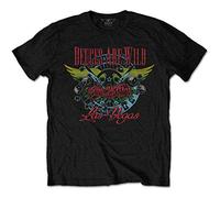 Aerosmith - T-Shirt # M Unisex Black # Deuces Are Wild, Vegas