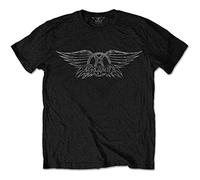 Aerosmith - T-Shirt # Xl Black Unisex # Vintage Logo
