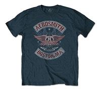 Aerosmith - T-Shirt # Xl Blue Unisex # Boston Pride