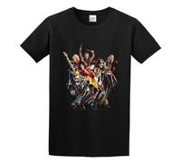 Aerosmith Unisex 100% Cotton Short-Sleeve T-Shirts Black S