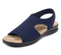 Aerosoft Sandales stretch 05 pour femme, extra légères et élastiques (azul, 36)
