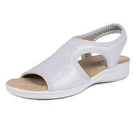 Aerosoft Sandales stretch 05 pour femme, extra légères et élastiques (plata, 40)