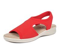 Aerosoft Sandales stretch 05 pour femme, extra légères et élastiques (rojo, 40)
