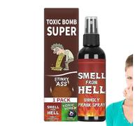 Aerosol apestoso, práctico y divertido regalo de broma extrafuerte, para adultos y niños, huelen a aerosol de pedos, para adultos, adolescentes, familiares, amigos, niños y niñas