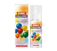 Aerosol de brillo de globo, secado rápido, ultrafino, 100 ml de alto brillo con globos de látex, brillo duradero, acabado antideslizante, a base de silicona, brillo profesional para bodas, eventos y