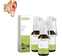 Aerosol para alivio de tinnitus, alivio del tinnitus para zumbido de oídos, spray de tratamiento de tinnitus, spray de cuidado de limpieza de cerumen, mejora eficazmente la audición y alivia las