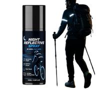 Aerosol Reflectante Para Noche Pintura Fluorescente - Spray De Seguridad Ropa Ciclismo Correr | Capa Alta Visibilidad Ciclistas Running Jinetes | Señalización Advertencia Luminosa Nocturna Prot