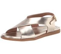 Aerosoles Women's Everyday Flat Sandal, Soft Gold PU, 5.5