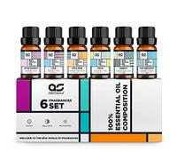 Aerosoul® Pack Aceites Esenciales Para Humidificador, Mezcla Aceites Esenciales 6 (10 ml), Aceites esenciales Aromaterapia, Ambientadores De Hogar, 100% Aceites Esenciales Naturales