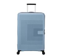 American Tourister Aerostep Maleta Trolley Grande, 75 cm | Gris Soho, maleta rígida ampliable, 75H x 48W x 30D cm, 101.5/109 L, con candado TSA y correas cruzadas interiores