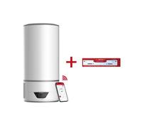 Aerotermia, ariston, lydos hybrid wifi 100l + soporte de pared instafix, clase energetica a