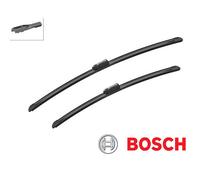 Aerotwin Bosch Plano Limpiaparabrisas Hoja Set - 600/500 - Para Audi A5 (8T3)