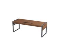 AERTSDFGT Escritorios para Computadora Banco de Trabajo Sencillo Madera Maciza for un Solo Espacio, Mesa Consulta Belleza médica Cuero, Muebles Oficina Modernos(180x80x75cm)