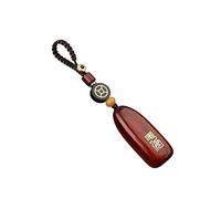 AERTSDFGT Llavero Bolsa Encantos Llavero colgante con forma de llave coche, decoración significado paz y seguridad, llavero hecho a mano, adornos colgantes retro