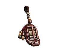 AERTSDFGT Llavero Bolsa Encantos Llavero de ábaco madera, llavero la fortuna for coche, colgante for llave, decorativo(B)