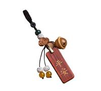 AERTSDFGT Llavero Bolsa Encantos Llavero de coche estilo chino, colgante regalo for hombres y mujeres marca sándalo, pequeño for eléctrico, decoración for llaves