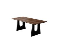AERTSDFGT Mesas de Cocina Inicio Mesa de Comedor de Madera Maciza Mesa de Comedor Banco de Trabajo Rectangular Escritorio Cocina de Hotel Muebles de Comedor(180cm)