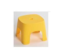AERTSDFGT Taburete Pequeño Taburete de baño for el hogar, Taburete plástico Antideslizante for pies, bajo for, Entrada for Zapatos, Cocina, con escalón(B)