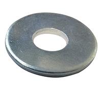 AERZETIX: 100x Arandelas planas M5 Ф15mm H1.2mm DIN9021 acero galvanizado C17699