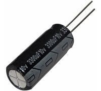 AERZETIX - 10x - Condensadores Electrolíticos - Radiales - 3300µF ± 20% 10V THT 105°C 2000h Ø10x25mm - C13128
