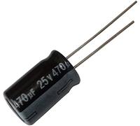 AERZETIX: 20 x condensadores electrolíticos radiales 470µF ± 20% 25V THT 105°C 2000h Ø10x16mm