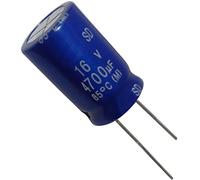 AERZETIX: 2x Condensadores electrolíticos radiales 4700µF ± 20% 16V THT 85°C 2000h Ø16x25mm C12836