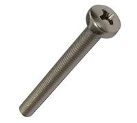 AERZETIX: 50x Pernos roscados con cabeza cilindrica M3x30mm DIN7985 acero inoxidable A2 huella PH1 cruciforme Phillips C18423